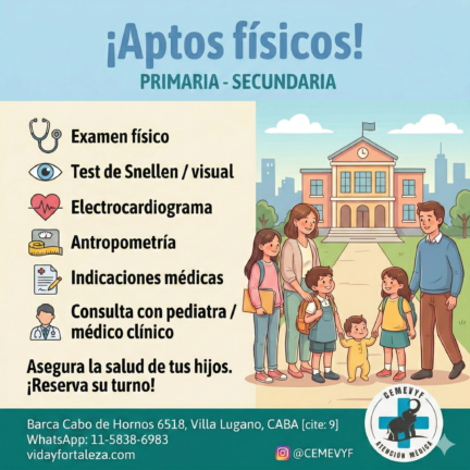 Apto Físico Escolar y Completo para la Vuelta al Cole 🏫🎒